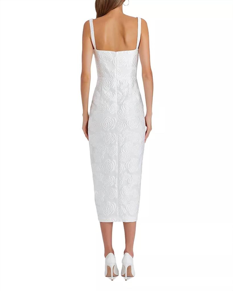 Amanda Uprichard Amanda Uprichard - Monica Jacquard Flower Midi Dress