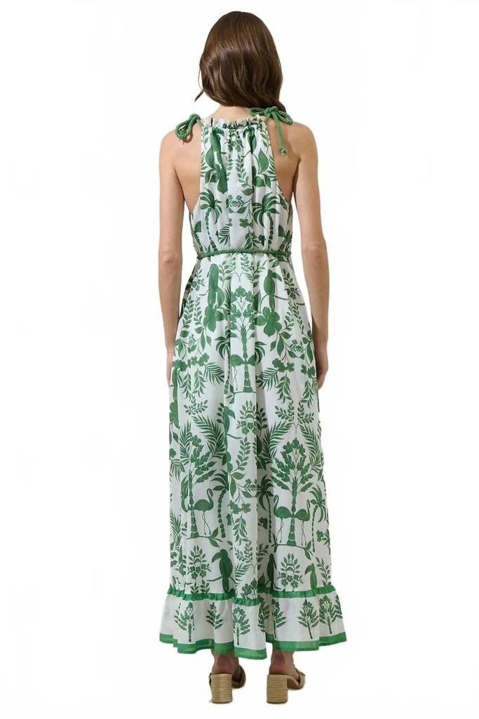 sugarlips green dress Sugarlips: Step Out Forest Green Floral Midi Dress – Shop the Mint main image 1