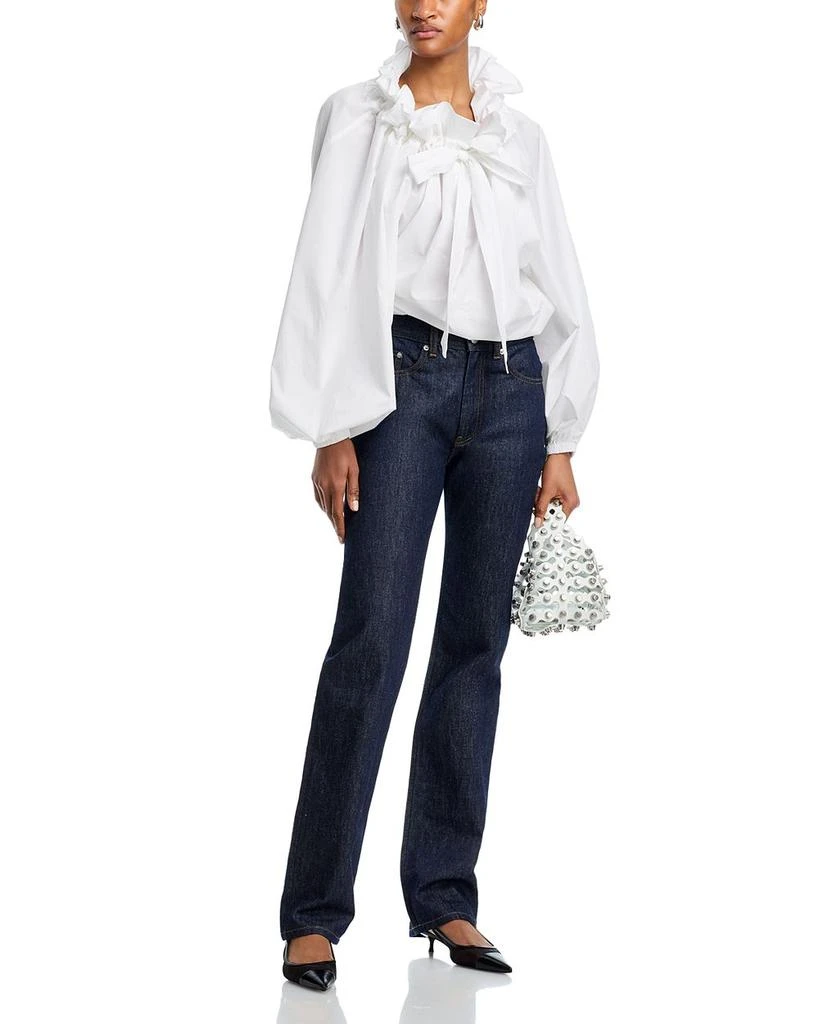 Essentiel Oversized High Collar Peasent Top 2
