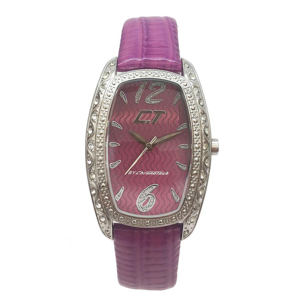 Chronotech Leather Women's Watch
