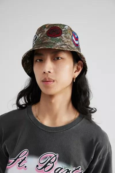 Urban Outfitters Tree Camo Patch Bucket Hat 1