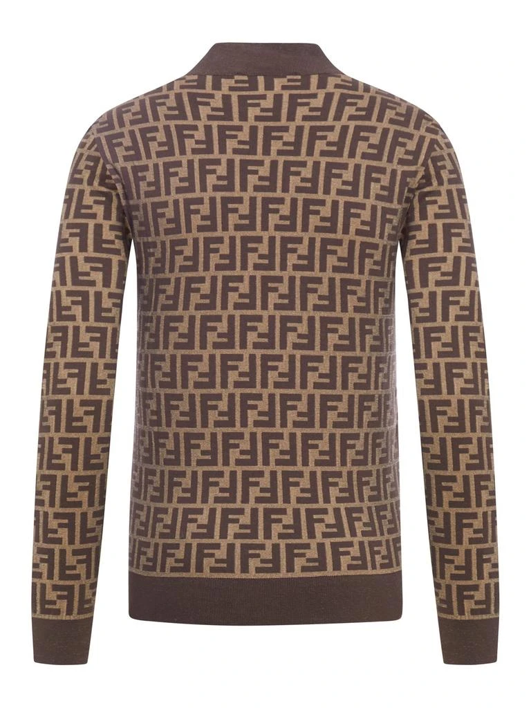 Fendi Fendi Monogrammed Knitted Jumper 2