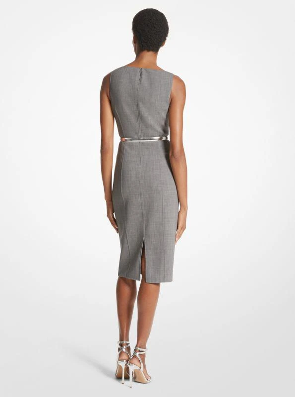Michael Kors Stretch Wool Crepe Sheath Dress 2