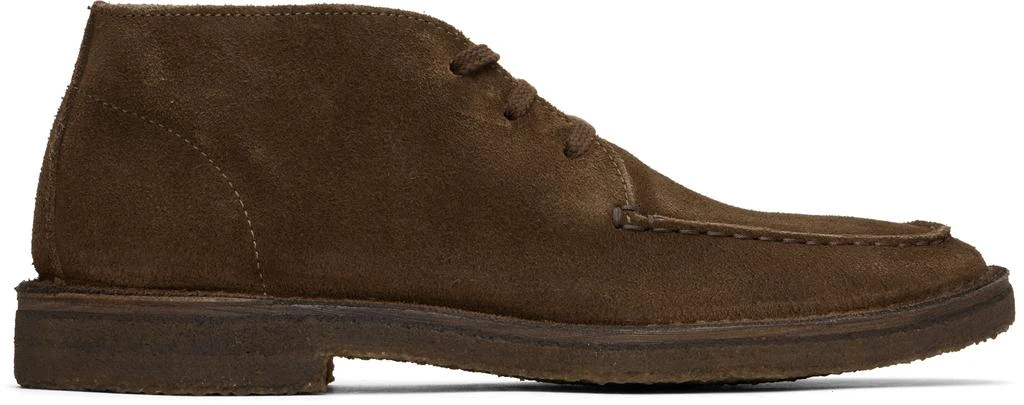 Drake's Brown Crosby Moc-Toe Chukka Boots 1