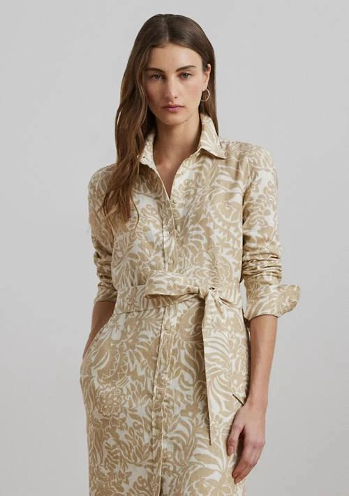 Ralph Lauren Ralph Lauren Petite Floral Linen Shirtdress 4