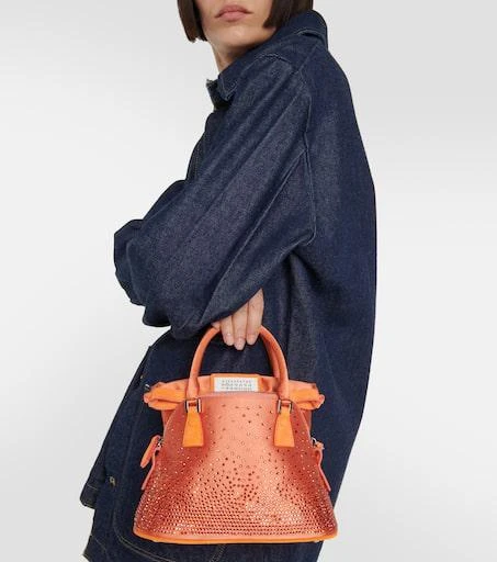 MAISON MARGIELA 5AC Classique Micro satin shoulder bag 2