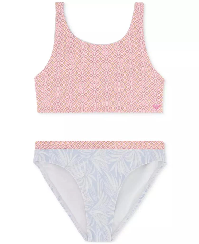 Roxy Big Girls Bali Breaks Two-Piece Swimsuit Set 4