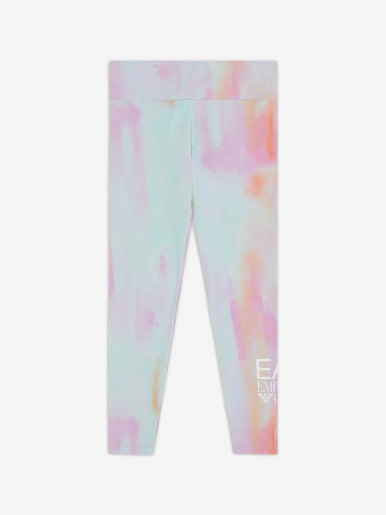 EA7 Emporio Armani EA7 Emporio Armani Girls Tie Dye Leggings in Multicolour 1