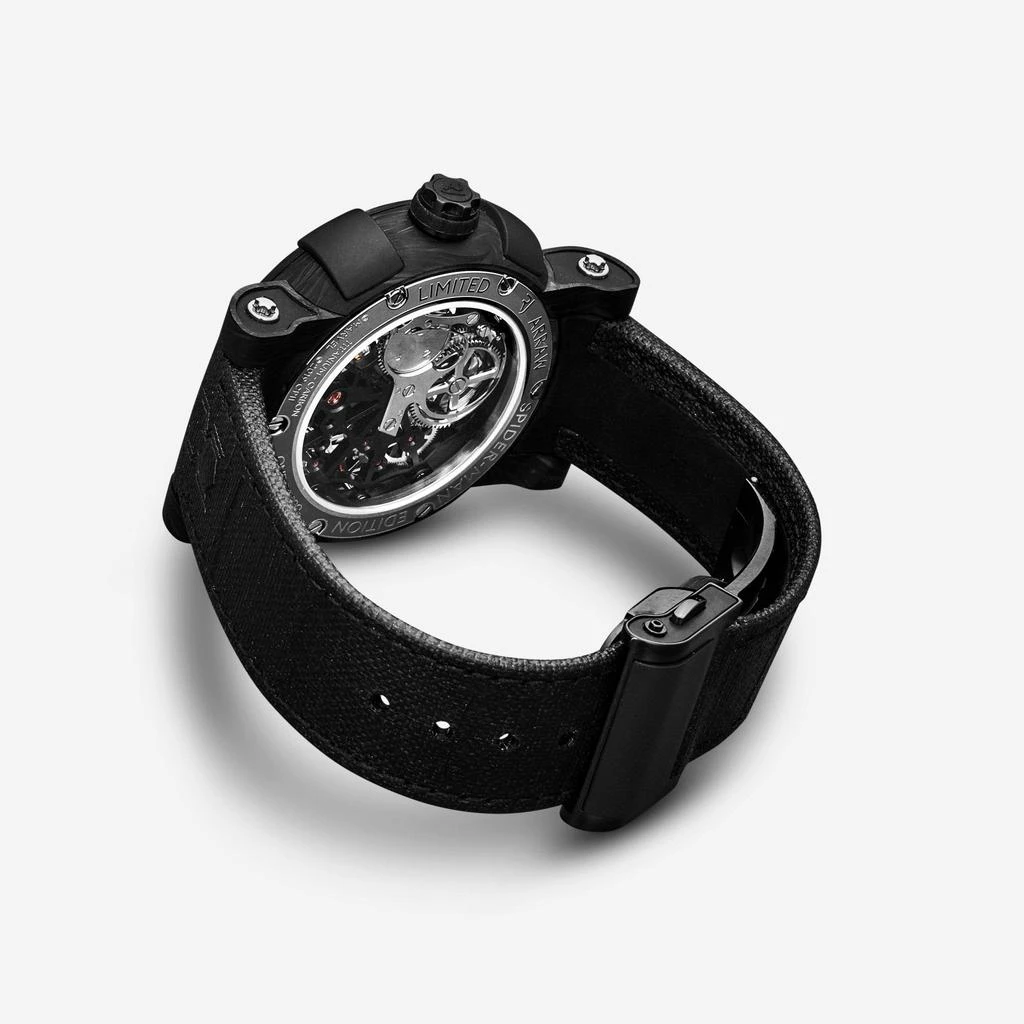 Romain Jerome Romain Jerome Arraw Spider-Man Carbon Mechanical Watch Set 1C45S.BBBR.1023.PR.SPM19 3