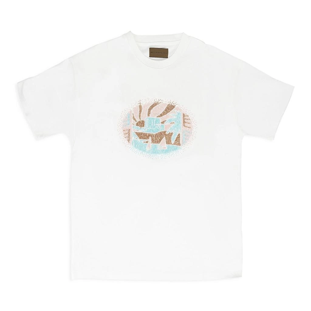 Birth of Royal Child WHITE BEADED NILE RIVER T-SHIRT