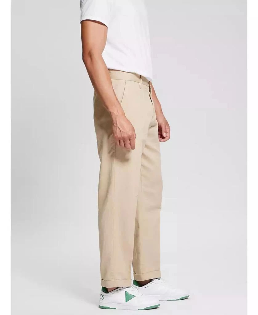 GUESS Men's Clement Twill Cropped Chino Pants 3
