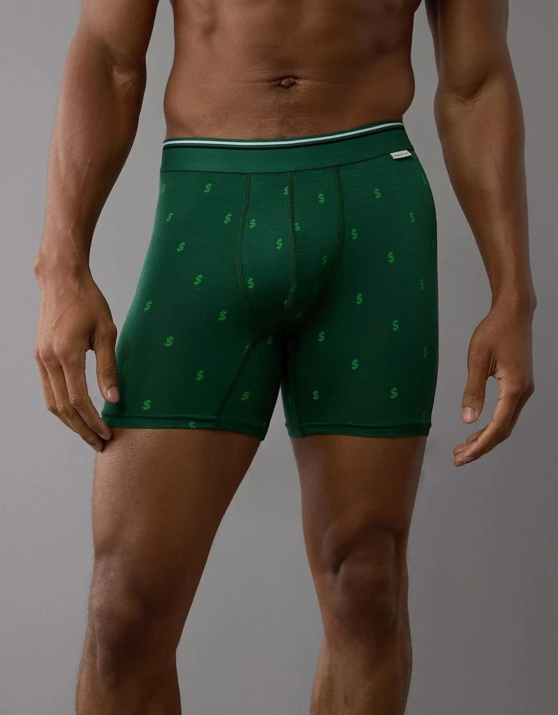 AE AEO Men's Tiny Dollar Signs 6" Ultra Soft Boxer Brief 1