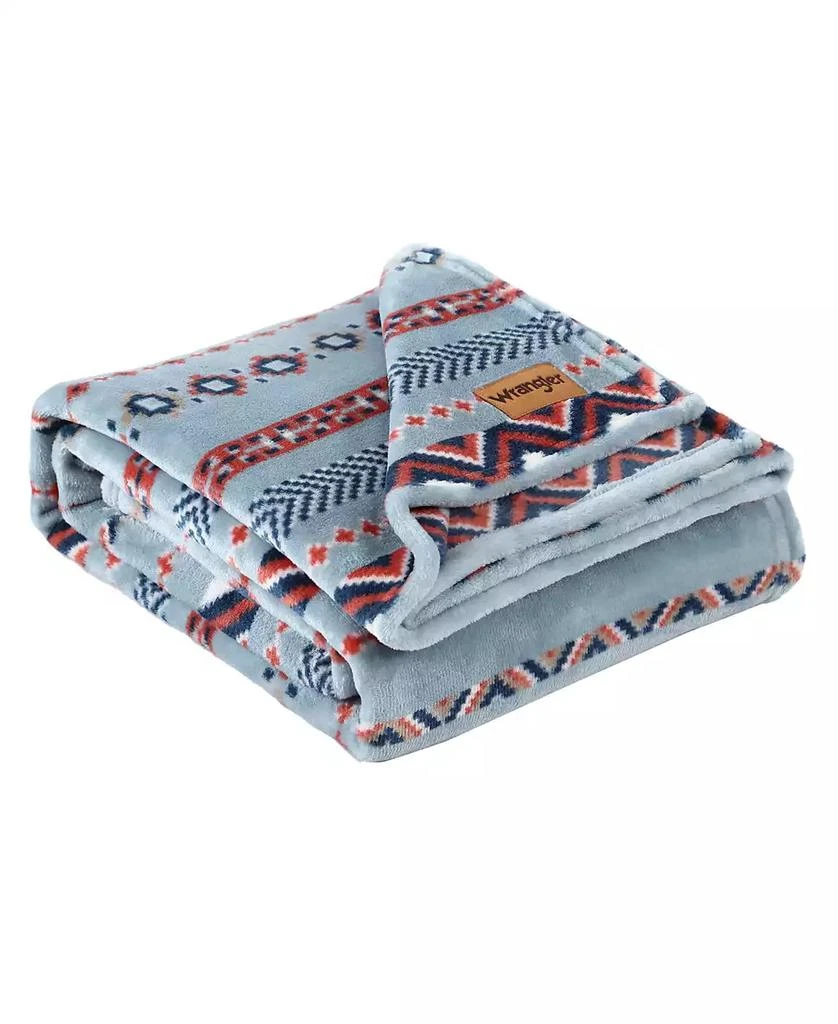 Wrangler Diamond Trail Ultra Soft Plush Throw, 70" x 50" 3