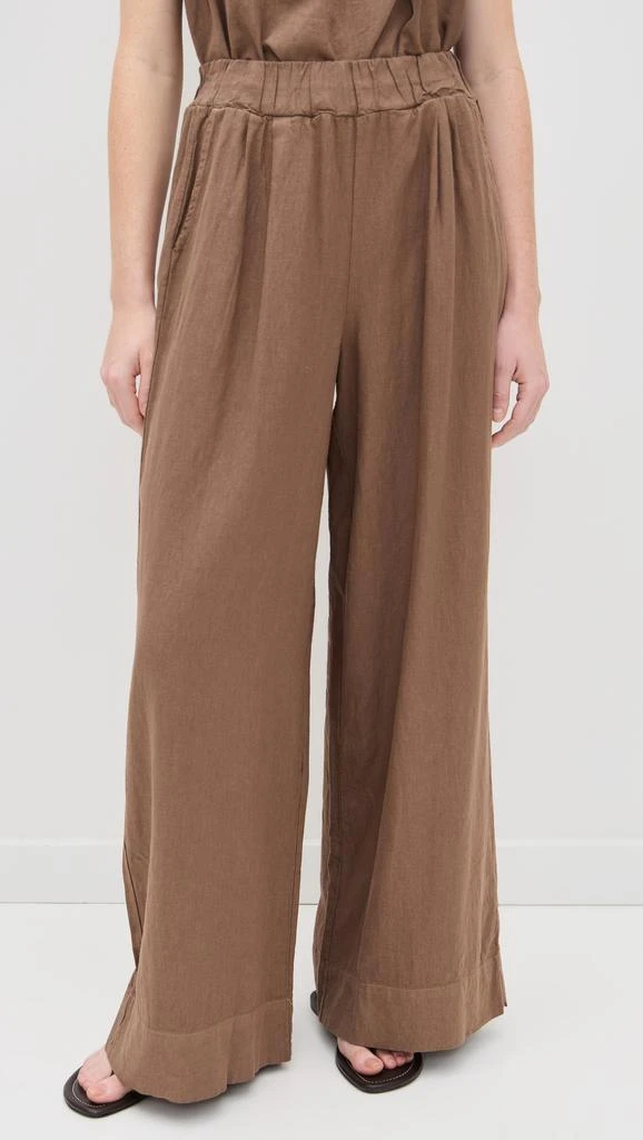 Stateside Linen Wide Leg Pull-On Pants 1