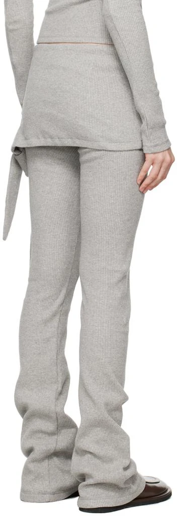 OPEN YY Gray Waffle Layered Lounge Pants 3