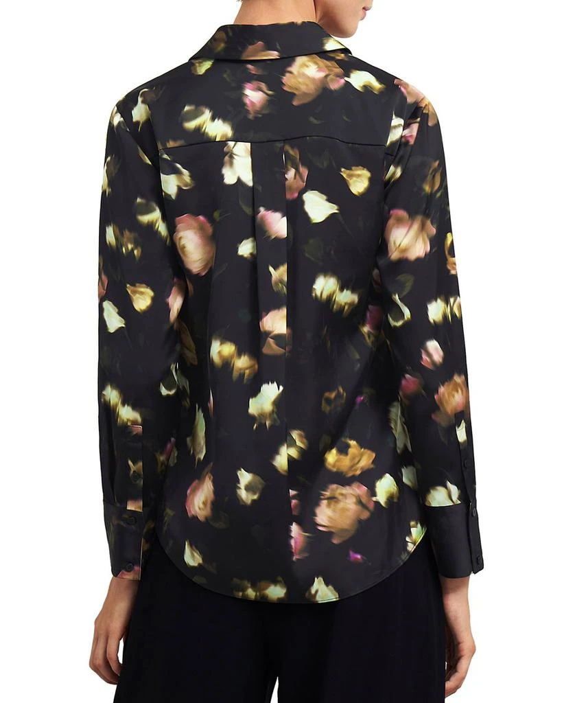 HOBBS LONDON Eden Blurry Print Blouse 3