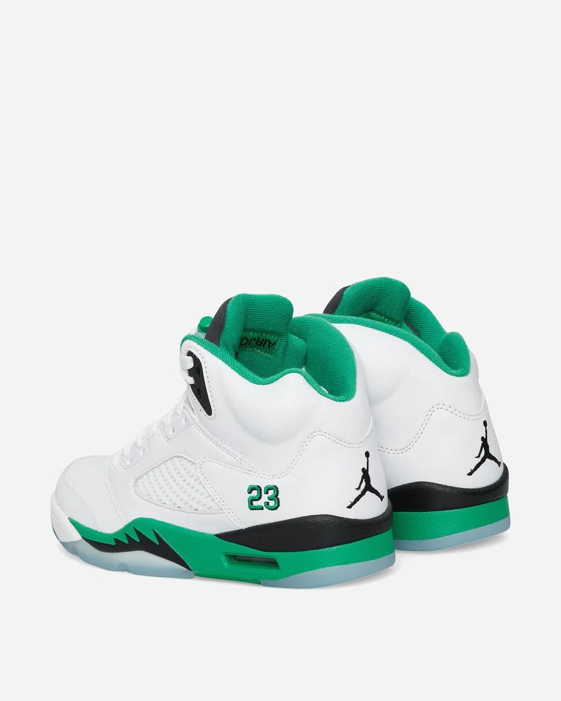 Jordan Women's Air Jordan 5 Retro Sneakers White / Lucky Green 4