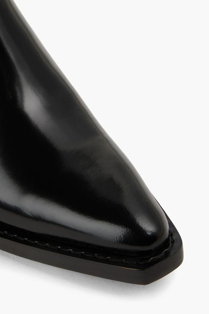 3.1 Phillip Lim Downtown glossed-leather mules 4