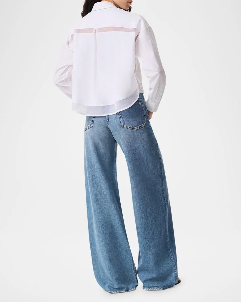 Rag & Bone Beatrice Cropped Combo Shirt 3