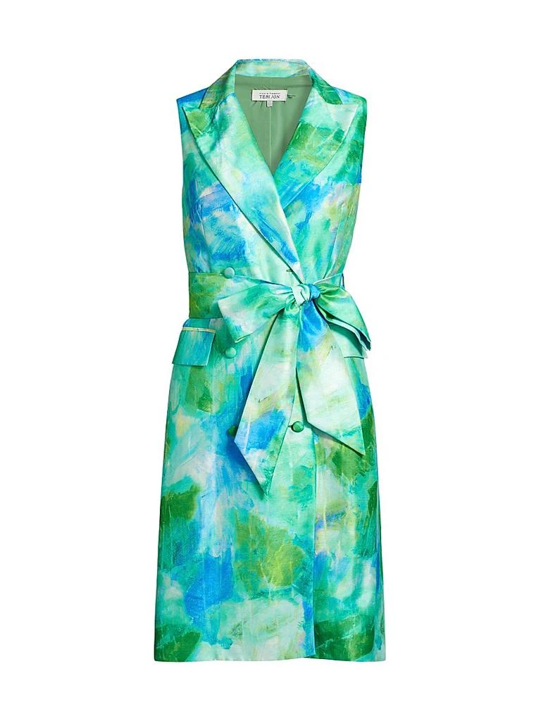 Abstract Leaf Jacquard Cocktail Dress  On Sale Now with Up to 60% Off |  Discover Exclusive Deals & Savings at BeyondStyle  Authentic Teri Jon  women's apparel|floral|dresses|Women's|a-line|knee-length|women-owned or  founded|v-neck|sleeveless|modern ...
