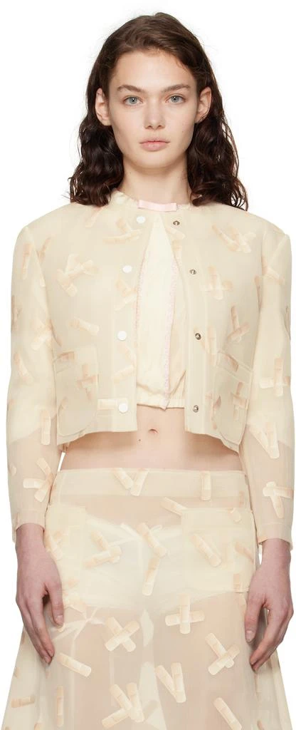 Ashley Williams Off-White Bandaid Jacket 1
