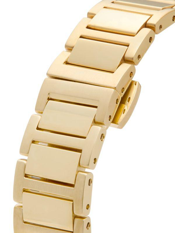 Fendi Forever Fendi IP Yellow Goldtone Stainless Steel
