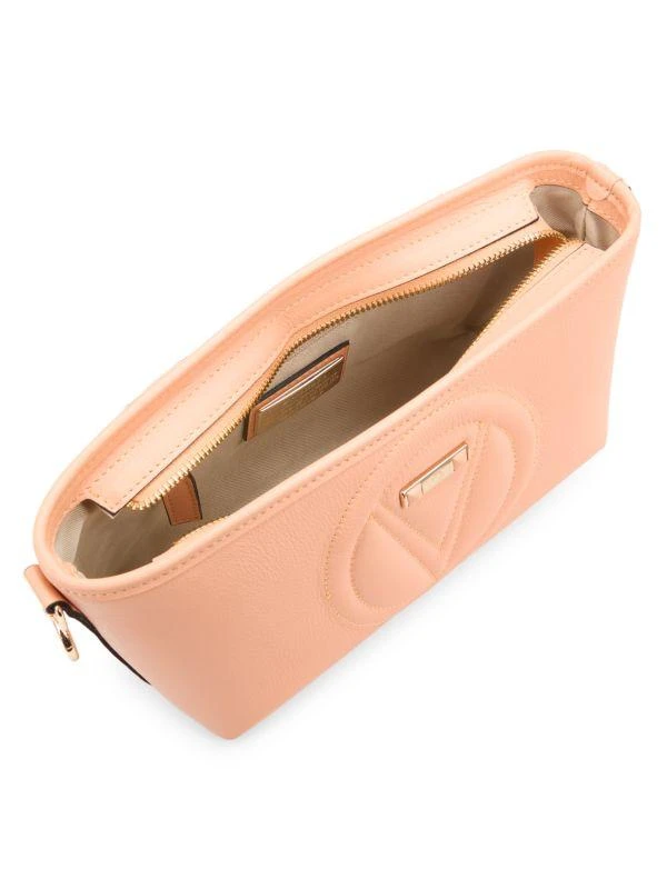 Mario Valentino Grace Logo Embossed Leather Top Handle Bag 3