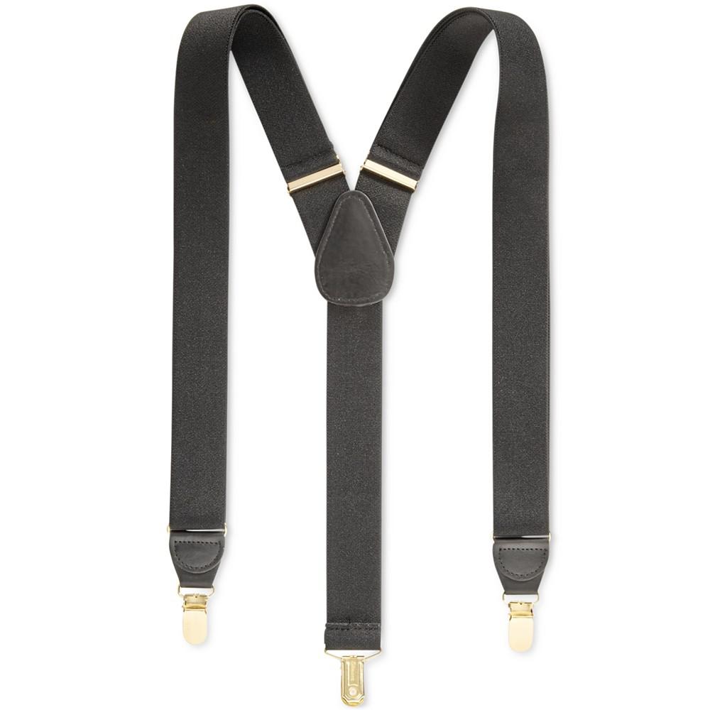 Club Room Men's Solid Suspenders, Created for Macy's