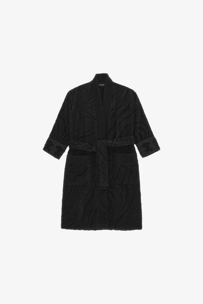 Roberto Cavalli Roberto Cavalli Crystal Snakes Terry Bathrobe