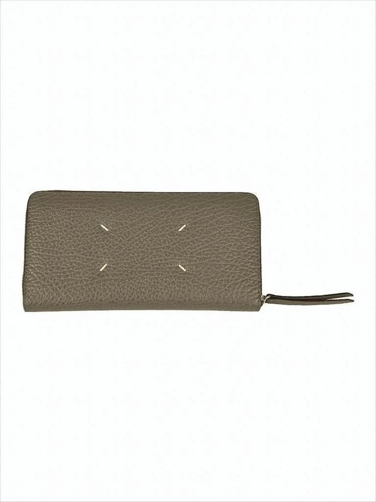 MAISON MARGIELA Textured Calf Leather Zip-Around Wallet
