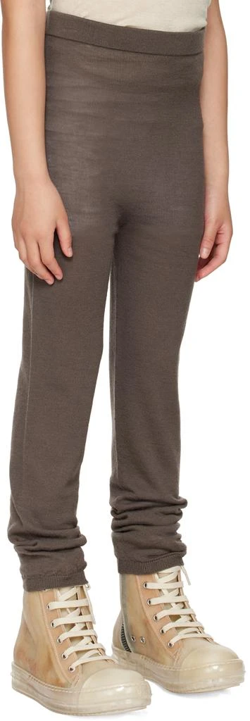 Rick Owens Kids Gray Lightweight Leggings 2