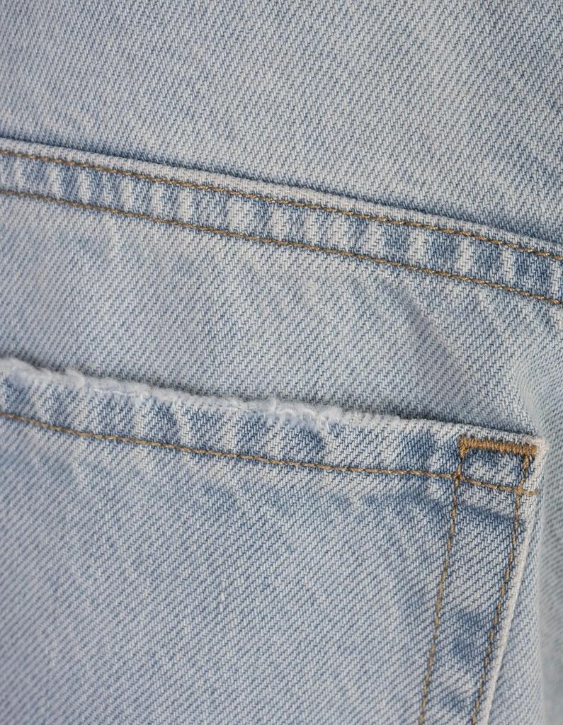 FRAME Le Low Baggy Wide Leg Jeans In Fizz Indigo 4