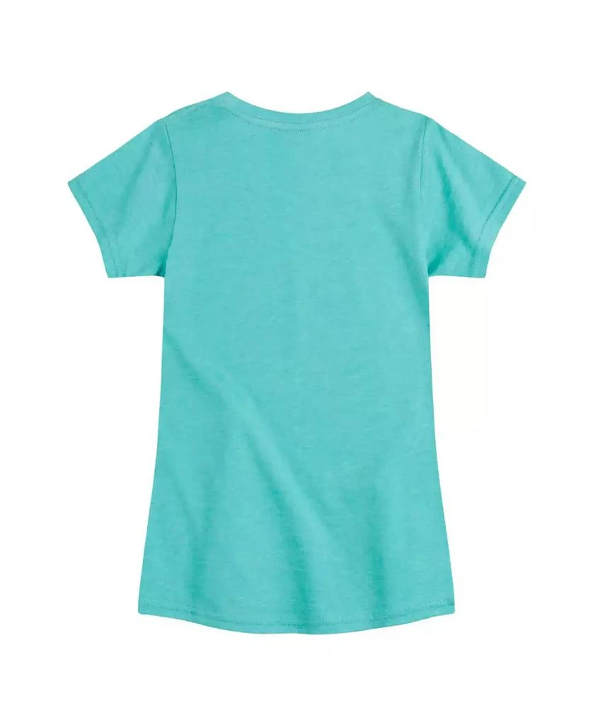 Peanuts Big Girls Snoopy Beach Graphic Short Sleeve T-Shirt 2