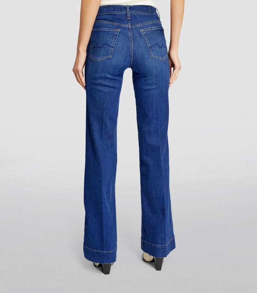 7 For All Mankind Modern Dojo High-Rise Flared Jeans 4