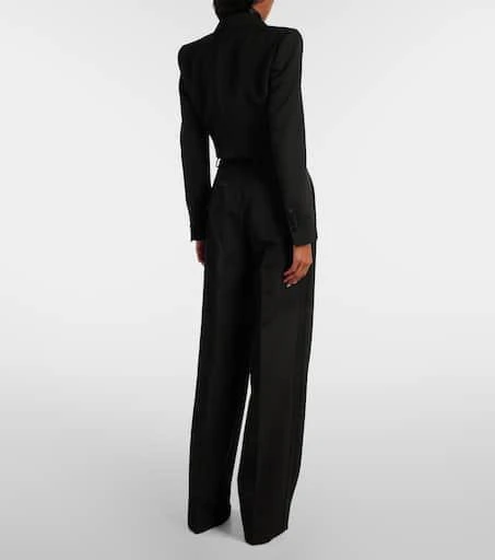 Dolce 
Gabbana Wool and silk wide-leg pants 3