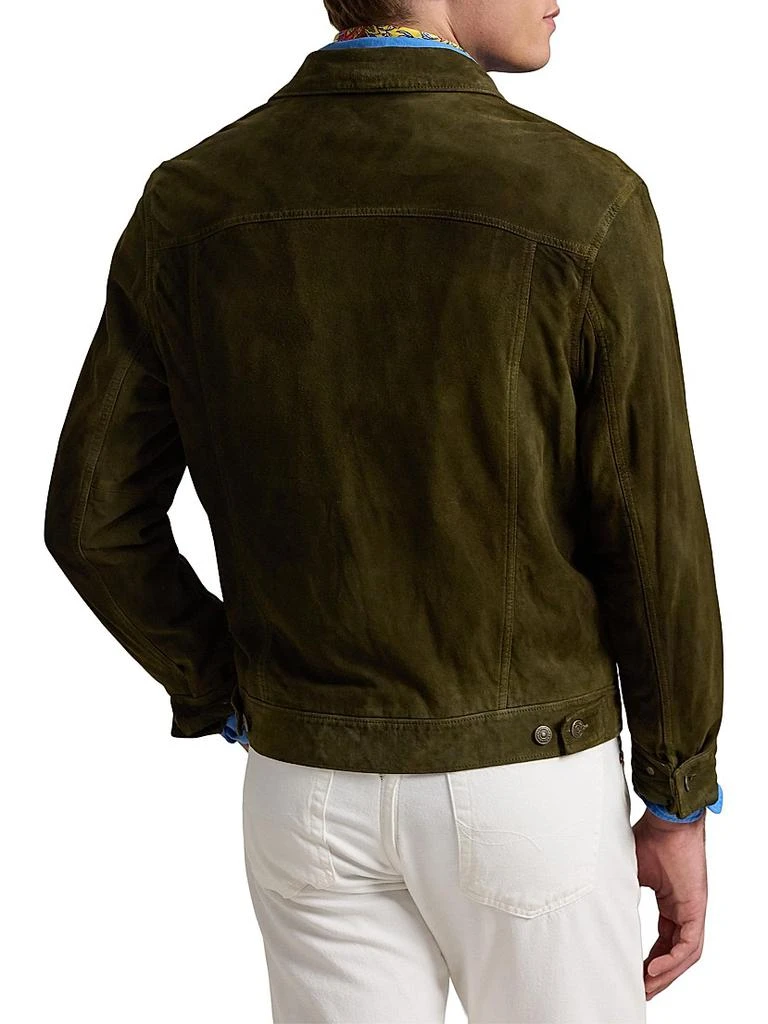 Ralph Lauren Suede Trucker Jacket 4