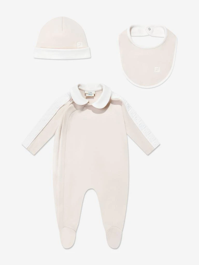 Fendi Fendi Baby Boys Babygrow Gift Set in Blue 5