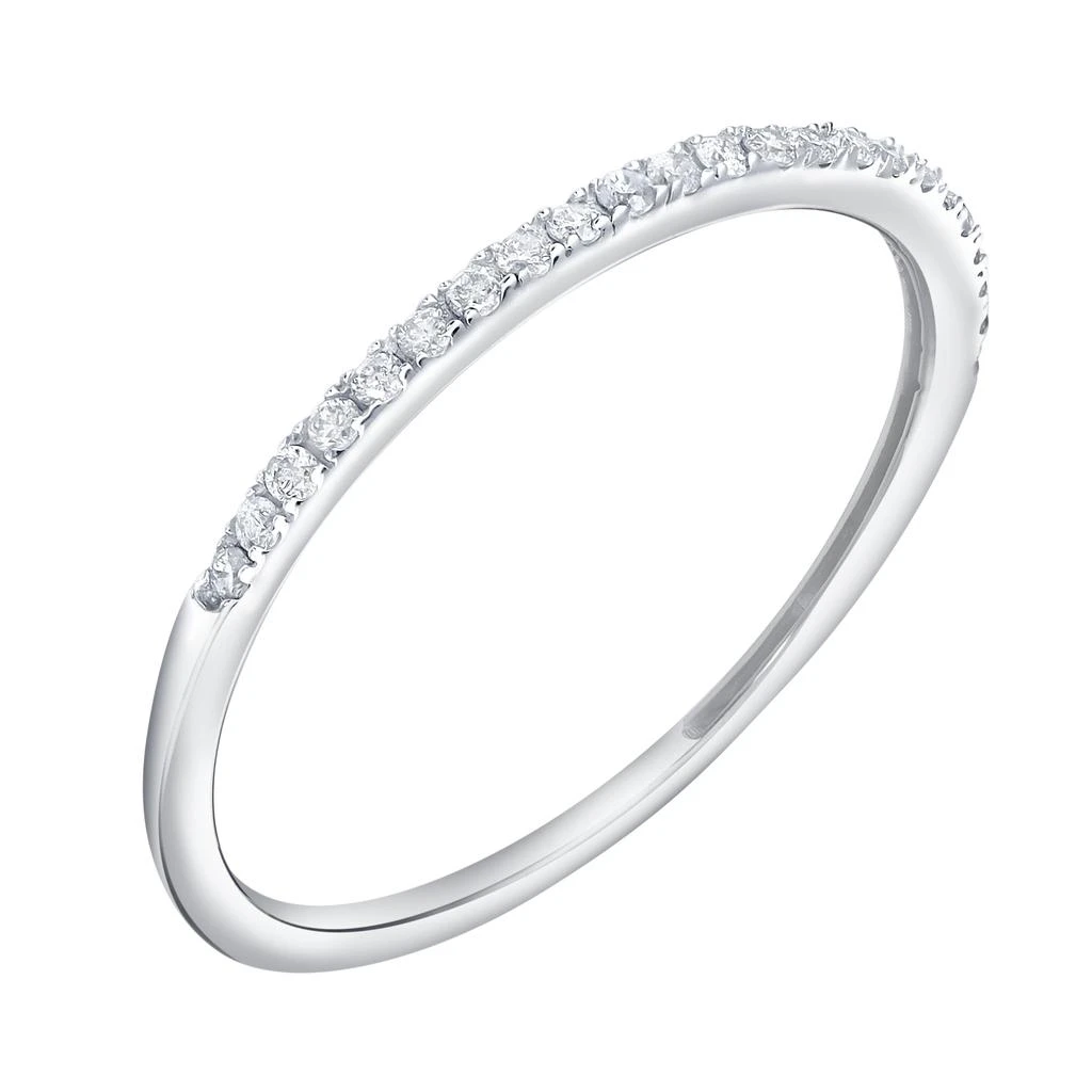 LuvMyJewelry Eternelle 14K Diamond Band - 0.10 ct 2
