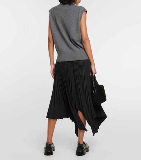 Extreme Cashmere N°243 Spencer cashmere-blend sweater vest - T