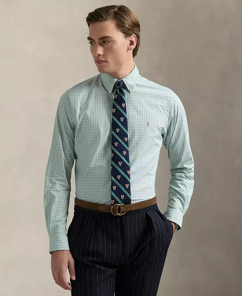 Ralph Lauren Men's Classic-Fit Checked Stretch Poplin Shirt 1