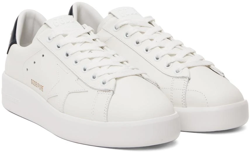 Golden Goose White Purestar Sneakers 4