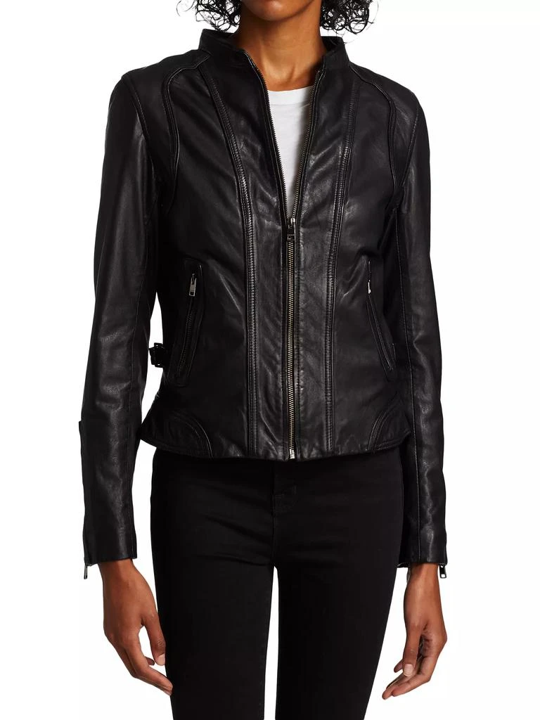 LaMarque Arlette Leather Biker Jacket 6