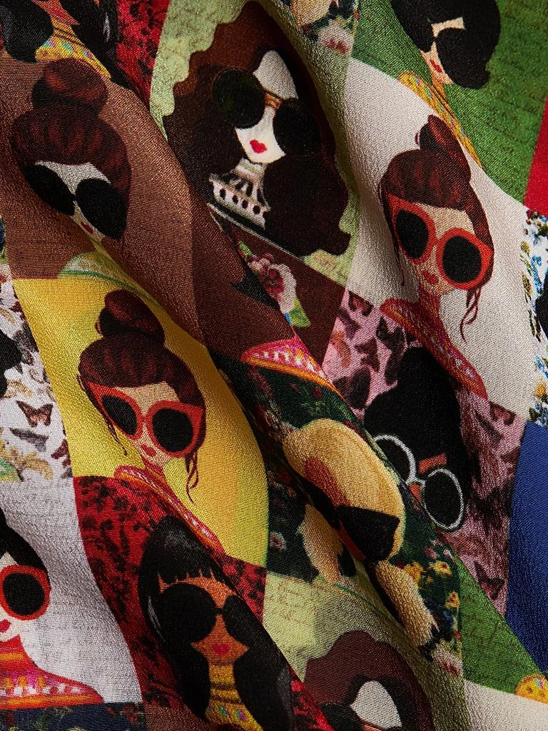 Alice + Olivia Willa Staceface Silk Shirt 7