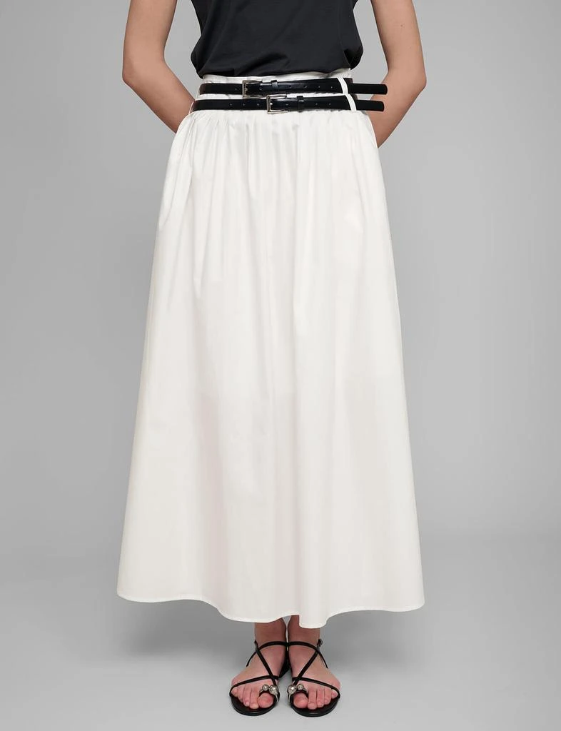 Pixie Market Thea White Double Belted Skirt-BESTSELLER 6