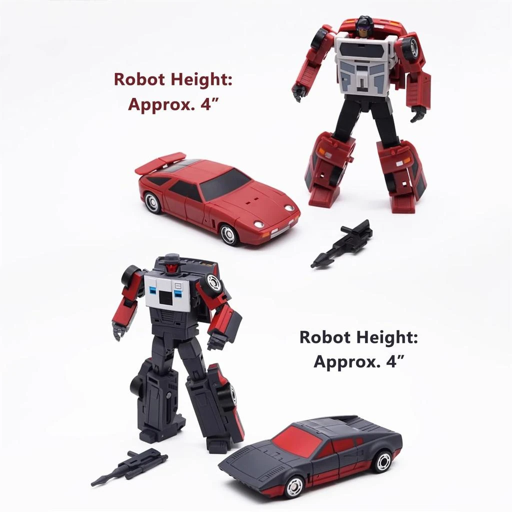 HAKIGO HAKIGO Deformation Combination Toy 5 in 1 Mini Action Figure Robot Car for Adults Kids 6