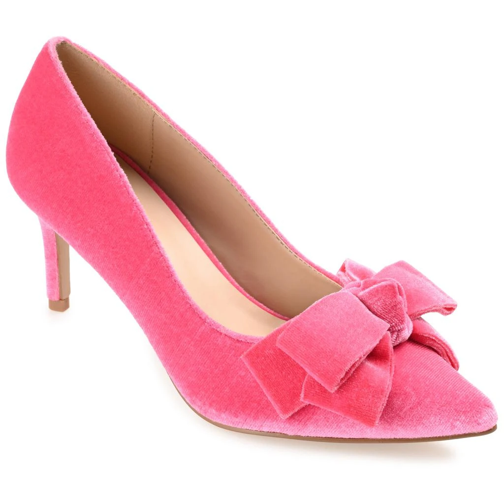Journee Collection Collection Women's Crystol Wide Width Pump 10