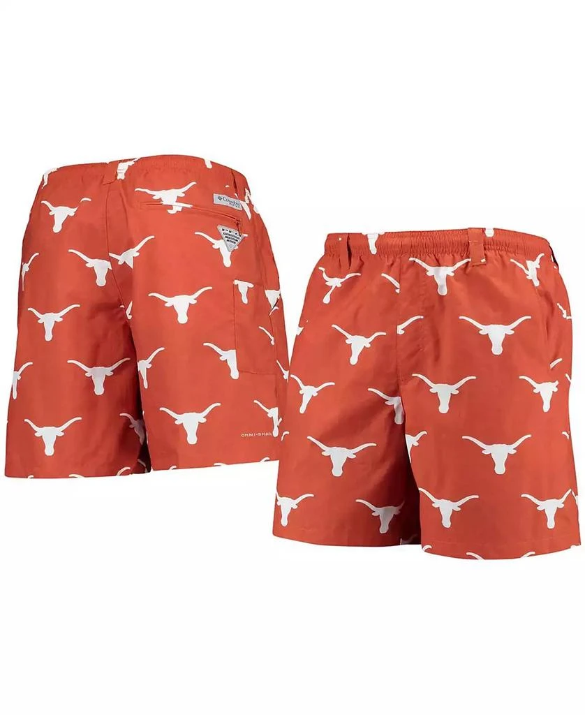 Columbia Men's Texas Orange Texas Longhorns Backcast II Omni-Shade Hybrid Shorts 5