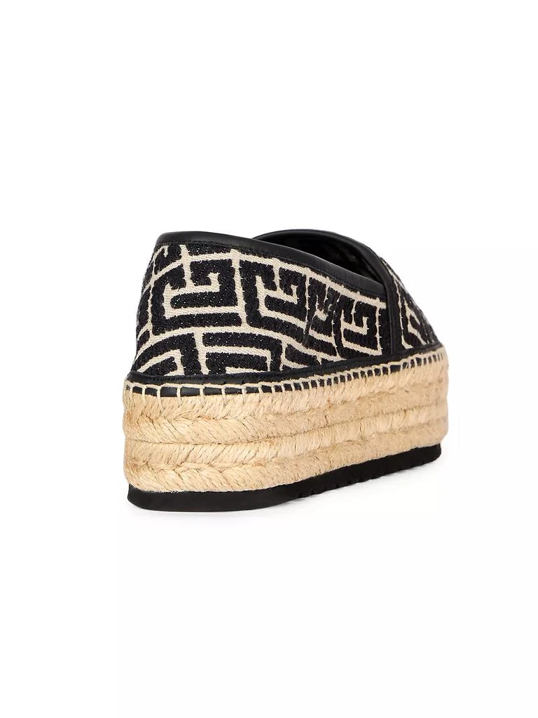 Balmain Alex Monogrammed Jacquard Espadrilles 3