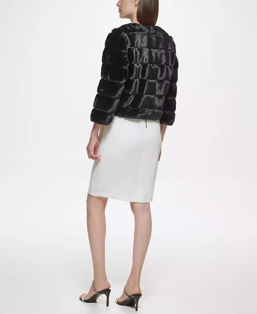 Calvin Klein Women's Textured Long Sleeve Cardigan Sweater