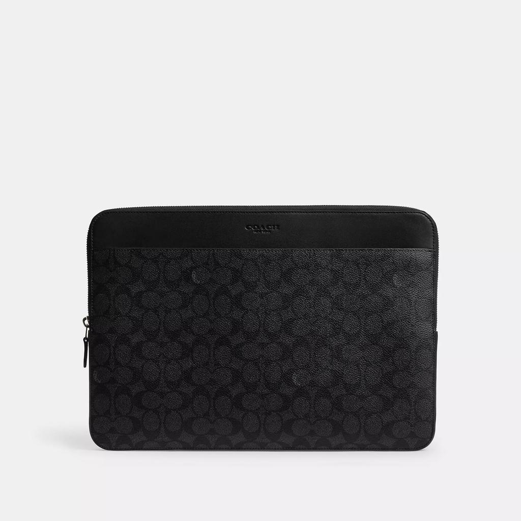 ☆COACH☆LAPTOP CASE WITH COACH STRIPE Coach Coach Outlet Laptop Case With Coach Stripe
